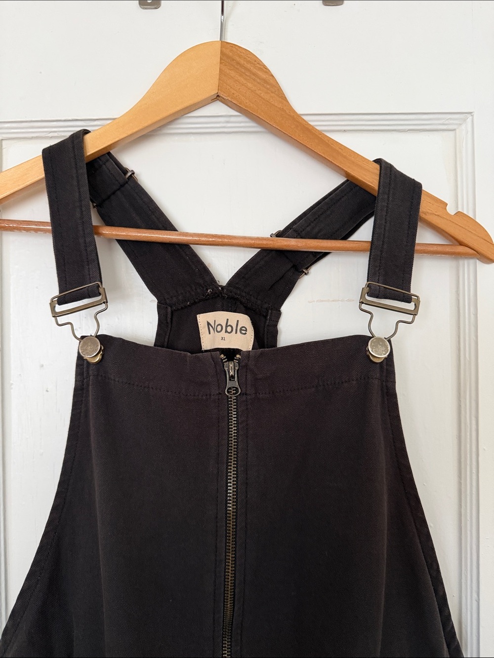 Washed Black Noble Utility Overalls XL - Picture 3 of 4